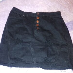 BAMBOO Black Mini Pencil Skirt for Night Out